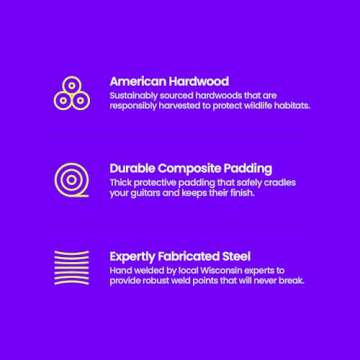 String Swing Guitar Wall Mount - Secure & Stylish Guitar Hangers