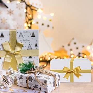 SPEPLA 40 Pack Small Shipping Boxes 8x6x4 Inches, White Corrugated Cardboard Mailing Box for Shippin...