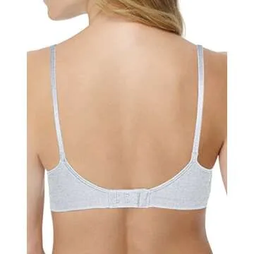 Hanes Womens Comfy Wireless Bra for All-Day Comfort