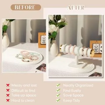 Stylish Velvet Bracelet Holder Set for Jewelry Display