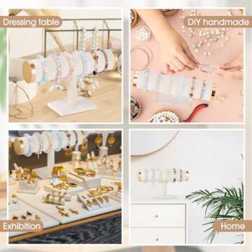 Stylish Velvet Bracelet Holder Set for Jewelry Display