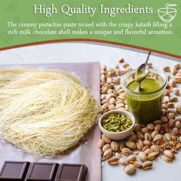 Dubai Chocolate Bar Pistachio Knafeh - Luxurious Treat
