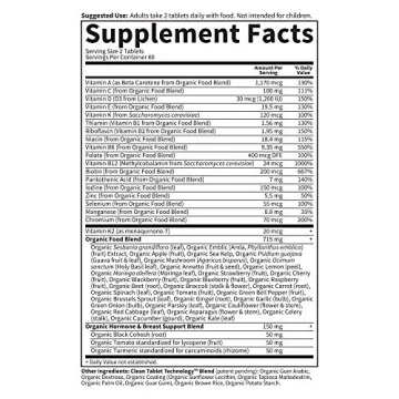 Garden of Life Multivitamin for Women 40 Plus - Vegan