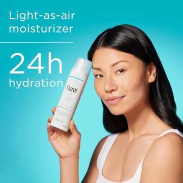 Curel Japanese Skin Care Deep Moisture Spray, Spray on Moisturizer for Dry Skin, Face Hydrating Spray with Ceramides, 5 Oz