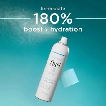 Curel Japanese Skin Care Deep Moisture Spray, Spray on Moisturizer for Dry Skin, Face Hydrating Spray with Ceramides, 5 Oz