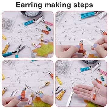 BQTQ 4240 Pcs Earring Making Supplies Kit for Crafts