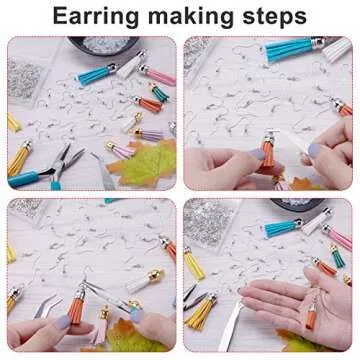 BQTQ 4240 Pcs Earring Making Supplies Kit for Crafts