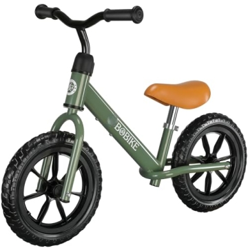 Bobike Toddler Balance Bike Toys for 2 to 5 Year Old Girls Boys Adjustable Seat and Handlebar No-Ped...