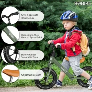 Bobike Balance Bike for 2-5 Year Olds - Adjustable & Safe