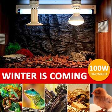 BYB 100W Infrared Heat Emitter for Reptiles