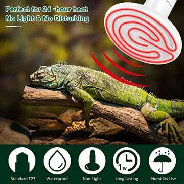 BYB 100W Infrared Heat Emitter for Reptiles