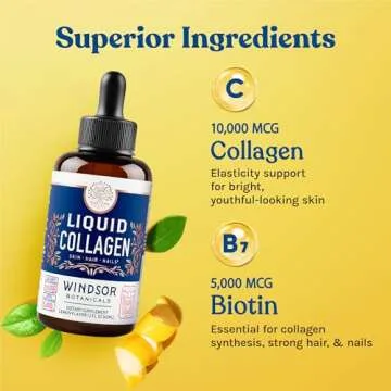 Liquid Collagen Peptides - Youthful Hair, Skin & Nails