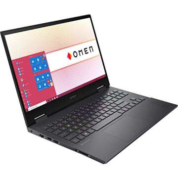 HP OMEN | 15-EN0023DX/Gaming 15.6 inches Laptop | AMD Ryzen 7/4800H | 16GB DDR4 3200/MHz | 1TB PCIe ...