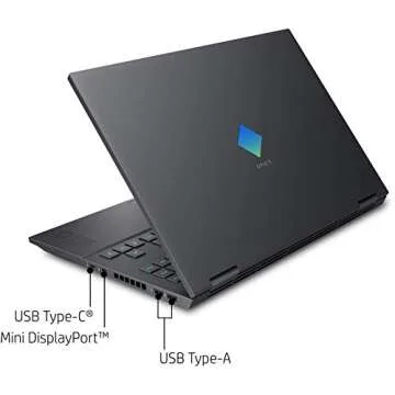 HP OMEN | 15-EN0023DX/Gaming 15.6 inches Laptop | AMD Ryzen 7/4800H | 16GB DDR4 3200/MHz | 1TB PCIe NVMe M.2 SSD | NVIDIA GeForce GTX 1660 Ti | Backlit Keyboard Windows 10 Home Mica Silver 15-15.99"