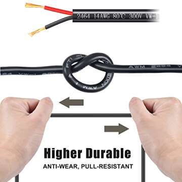 14 Gauge PVC Copper Electrical Wire for LED Lighting