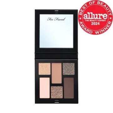 Too Faced Born This Way Mini Eye Shadow Palettes | High Pigment + Shimmer, 0.2 Ounce, Cold Smolder Nudes