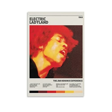 AAGAZA The Jimi Hendrix Experience Electric Ladyland Canvas Poster - Vibrant Wall Art for Home