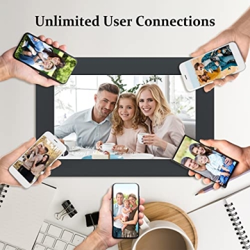 AEEZO 10.1 Inch WiFi Digital Photo Frame with Storage