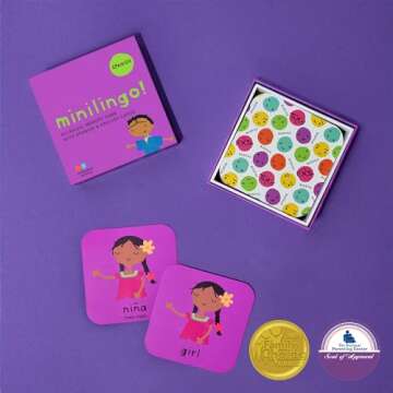 Minilingo: Spanish/English Bilingual flashcards, Perfect for Memory Card Game