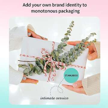 STARLIBOO 2 Inch Round Thermal Sticker Labels, Lake Blue Thermal Labels Round, Self-Adhesive Round Direct Thermal Stickers Label, Thermal Printer Stickers for Business (600 Labels)