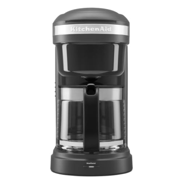 KitchenAid KCM1208DG Drip Spiral Showerhead Coffee Maker, 12 Cup, Matte Grey