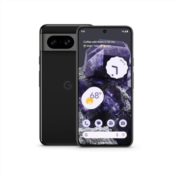 Google Pixel 8 5G Unlocked - 128GB Obsidian Renewed Smartphone for All-Day Use