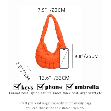 Stylish Quilted Tote Bag for Women Lightweight & Versatile