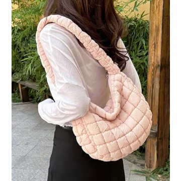 Stylish Quilted Tote Bag for Women Lightweight & Versatile