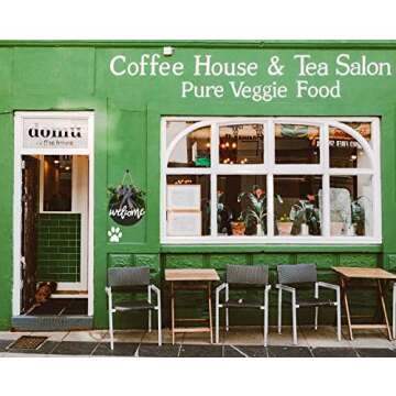 Charming POETIC WREATH Welcome Sign for Your Door