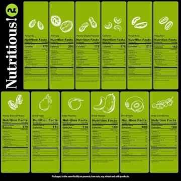 Gourmet Black & Gold Snack Tower with Nuts and Dried Fruits