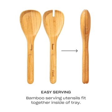 S'well Salad Bowl Kit XL 184oz With Dressing Canister and Utensils