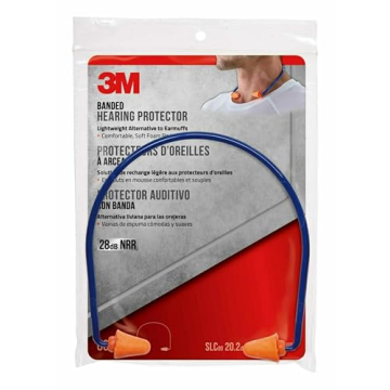 3M Banded Hearing Protector Lightweight Comfortable Earplugs