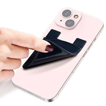 SHANSHUI Strong Adhesive Cell Phone Wallet for All Smartphones
