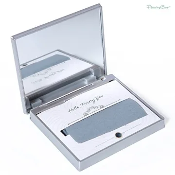 PleasingCare Makeup Mirror and Bamboo Charcoal Blotting Sheets