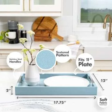 Elegant 18x12 Decorative Tray for Home & Events