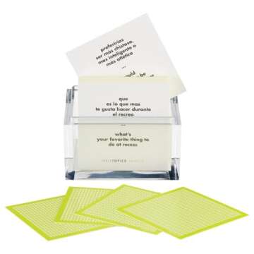 TableTopics - Familia En Español - Engaging Card Game for Language Learning & Family Bonding