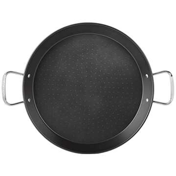 Cuisinart ASP-38CR 15-Inch Paella Pan With Lid, Red