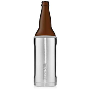 BrüMate Hopsulator Juggernaut Can Cooler Insulated for 24oz / 25oz Cans | Can Insulated Stainless Steel Drink Holder for Beer, Tea, and Energy Drinks (OD Green)