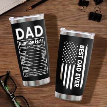 Durable Stainless Steel Tumbler for Father's Day Gifts