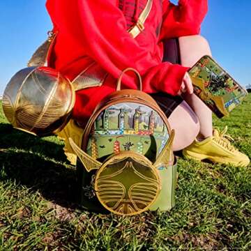 Harry Potter Golden Snitch Mini Backpack by Loungefly Standard