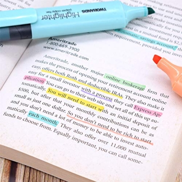 Best Pastel Highlighters - TWOHANDS Chisel Tip Set