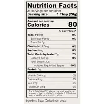 Anthony's Belgian Pearl Sugar - 100% Beet Sugar & Gluten Free