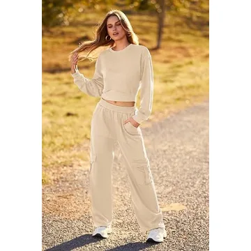 PRETTYGARDEN Womens 2 Piece Sweatsuit for Style and Comfort