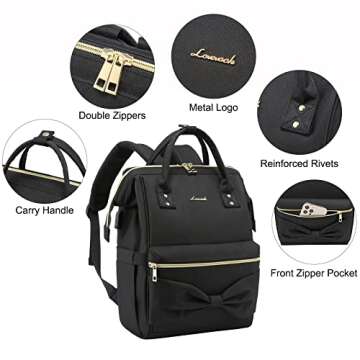 LOVEVOOK Mini Backpack Purse for Women Small Backpack Bag for Teen Girls, Cute Fashion Daypack with USB Charging Port