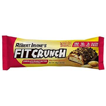 Get Fit with FITCRUNCH Protein Bars - Chocolate Peanut Butter