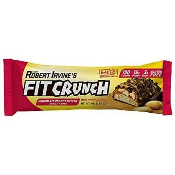Get Fit with FITCRUNCH Protein Bars - Chocolate Peanut Butter