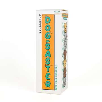 Gift Republic Dogsaster Stacking Game - Family Fun for All Ages
