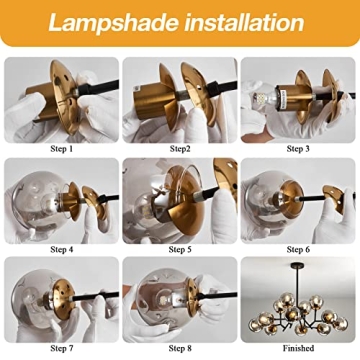 UOFUS 12-Light Sputnik Chandelier for Modern Spaces