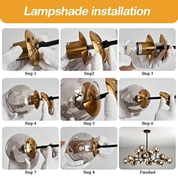 UOFUS 12-Light Sputnik Chandelier for Modern Spaces