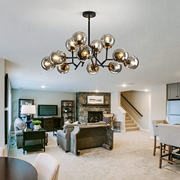 UOFUS 12-Light Sputnik Chandelier for Modern Spaces